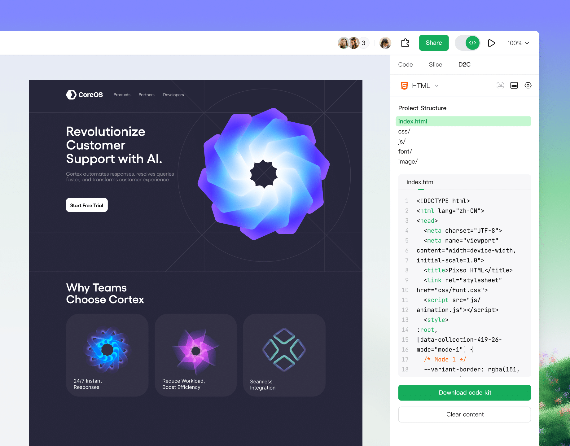 Production-ready code