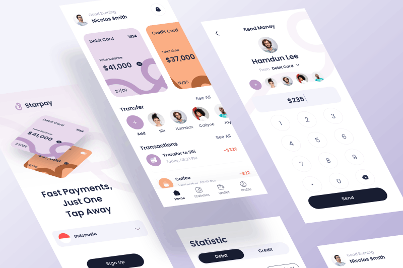 Finance app Ul kit