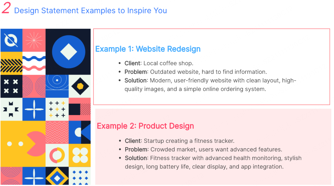 design statement examples