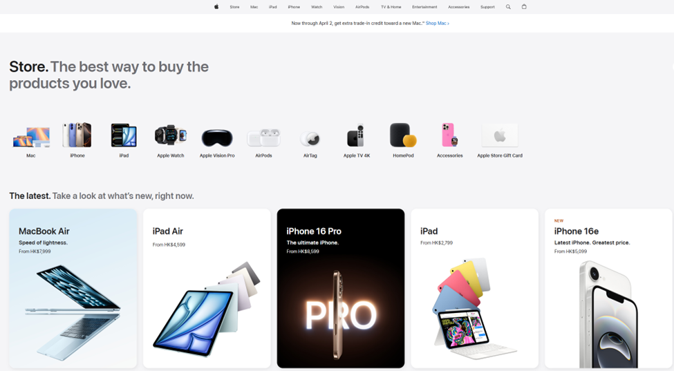 minimalist website examples