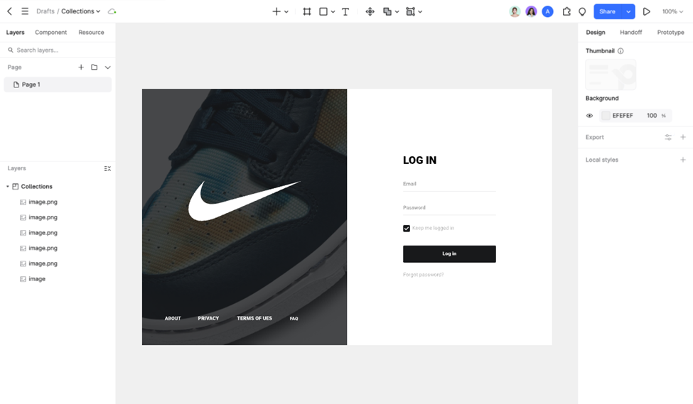 minimalist website design