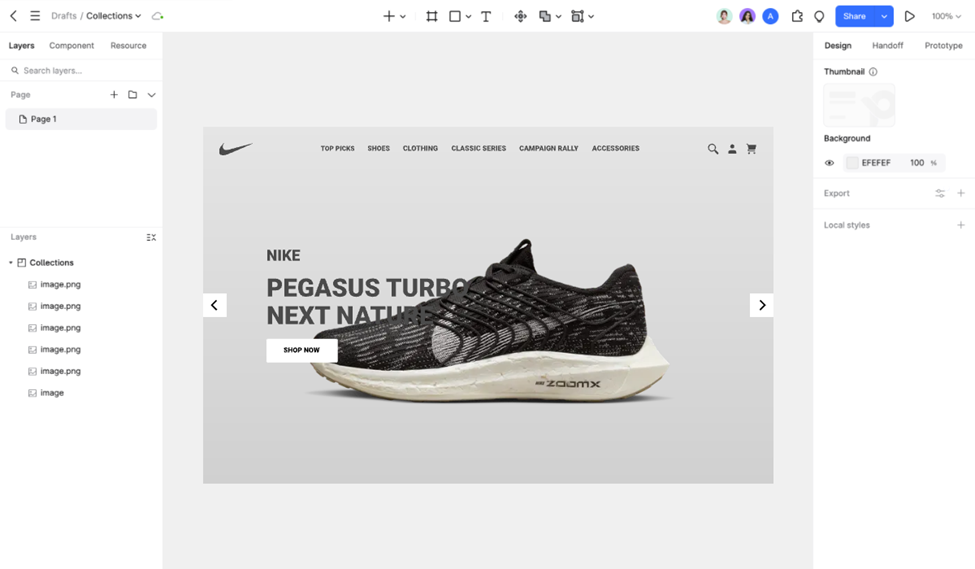 minimalist website design