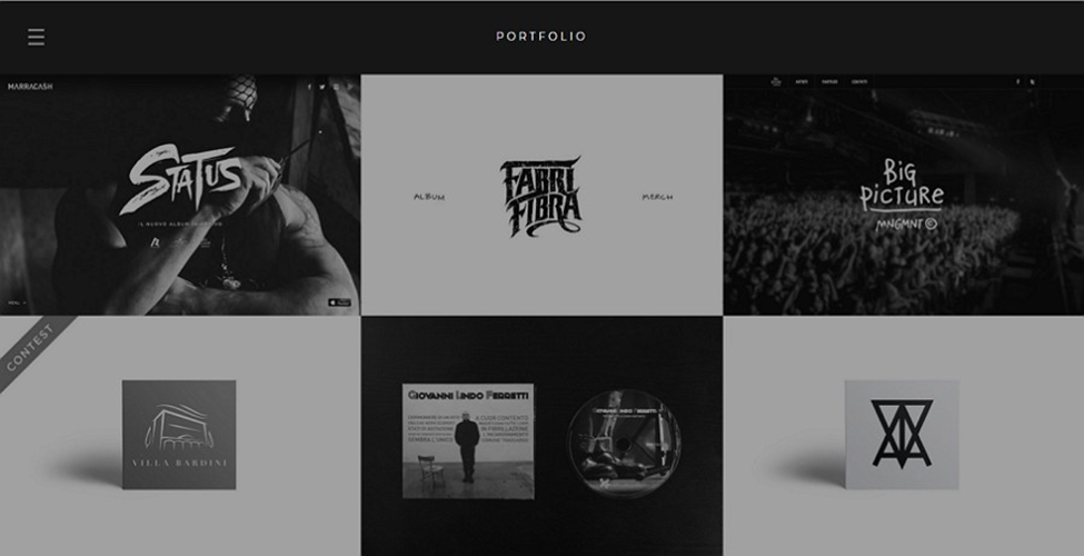 minimalist website design